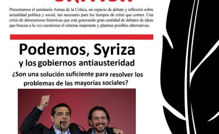 Inicio Seminario Armas de la Crítica en Zaragoza