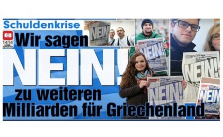 El diario alemán BILD y su reaccionaria campaña de “selfies” contra el pueblo griego