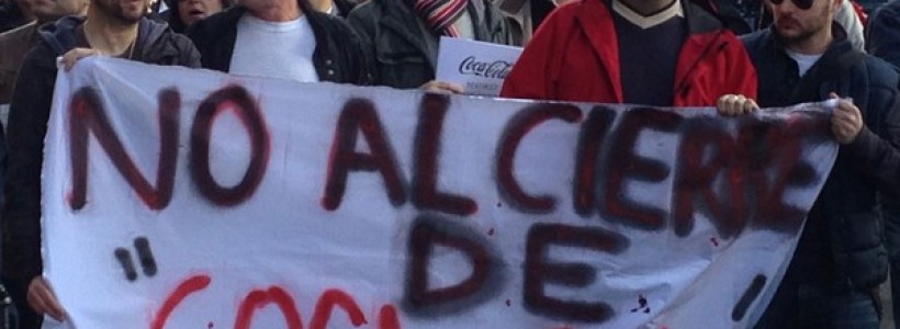 Trabajadores de Coca Cola Fuenlabrada