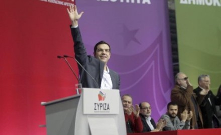 Campaña electoral en Grecia