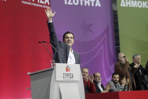Campaña electoral en Grecia