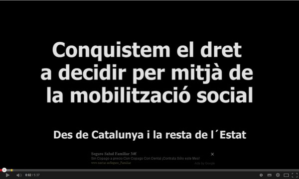 Lluitem pel dret a decidir desde Catalunya i la resta de l´Estat