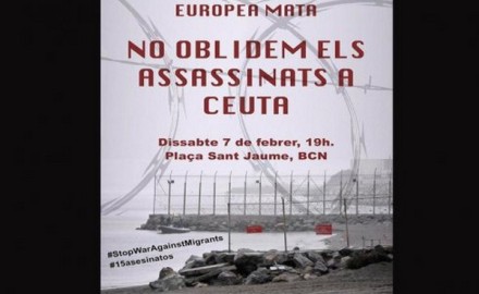 A un año del asesinato de quince inmigrantes en Ceuta, otro año de impunidad y racismo