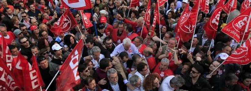 La recuperación de los grandes sindicatos y la crisis del Régimen del ‘78