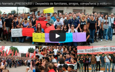 Leo Norniella ¡PRESENTE! / Despedida de familiares, amigos, compañeros y militantes del PTS