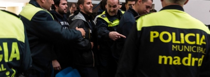 Diecinueve detenidos por protesta antidesahucios en Madrid