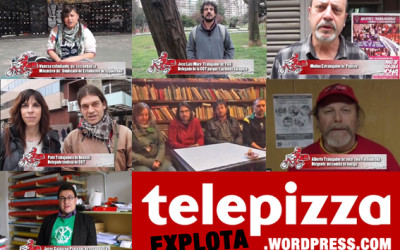 Apoyos a la candidatura de CGT en Telepizza Zaragoza