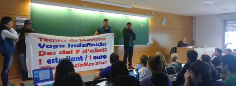 La lucha de Movistar llega al campus más grande de Barcelona