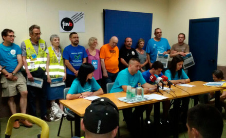 Trabajadores de Movistar vuelven al trabajo para una 'nueva fase' de su lucha
