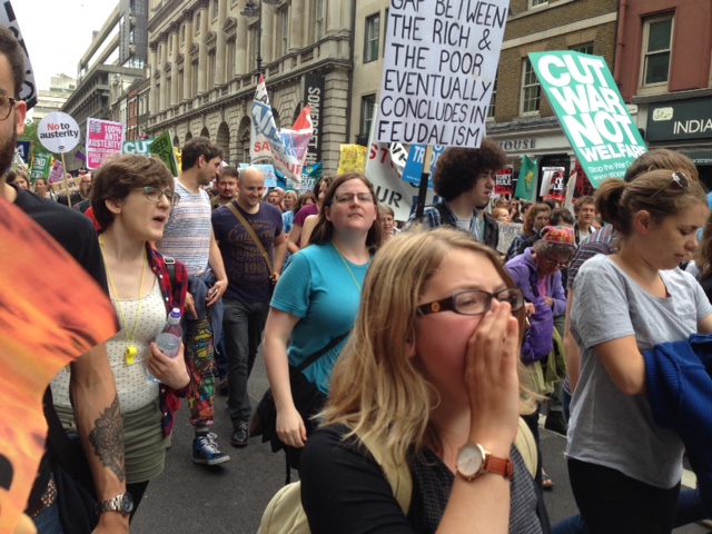 Cientos de miles en las calles de Londres contra la austeridad