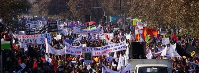 manifestaciones profesores chile