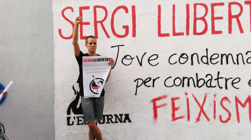 Sergi Hernández: “Ya tendré tiempo en la cárcel de echar de menos la libertad”
