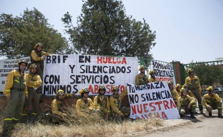Comienza huelga indefinida de bomberos forestales en el Estado español