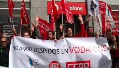 Vodafone se propone despedir a 1300 trabajadores en el Estado español
