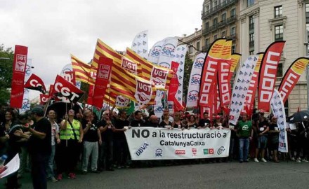La lucha de Catalunya Caixa y cómo pagamos la crisis los trabajadores