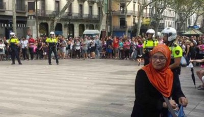 represión manteros en barcelona
