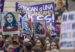 Pan y Rosas en manifestación de Barcelona contra Trump y el imperialismo